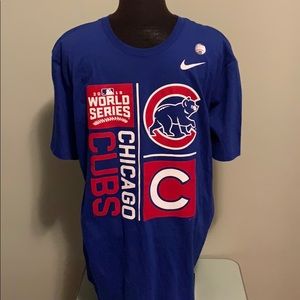 Chicago Cubs Nike World Series shirt 2016 NWT